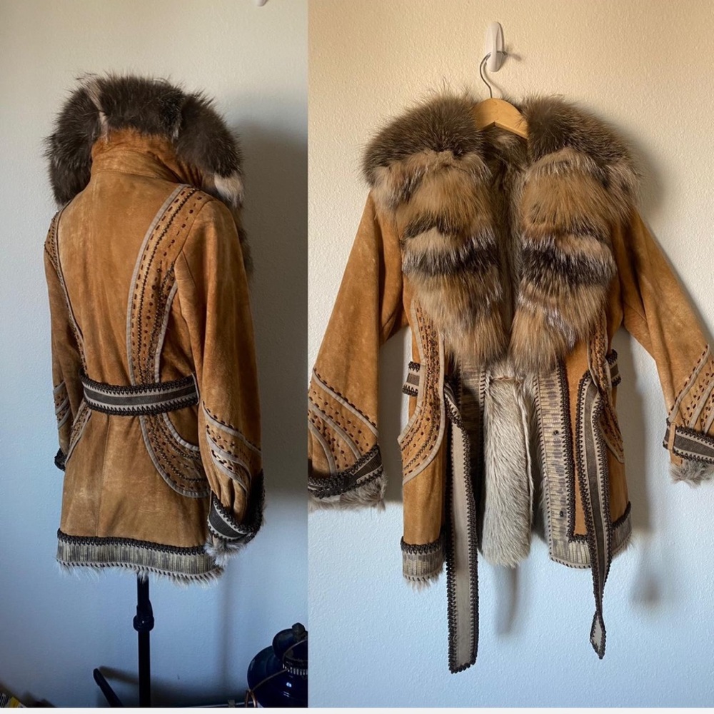 Italian Fox Fur Penny Lane Jacket
